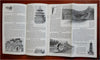 Oriental Steamship Company Japan China India c. 1910 travel brochure w/ map