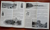 Oriental Steamship Company Japan China India c. 1910 travel brochure w/ map