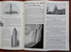Oriental Steamship Company Japan China India c. 1910 travel brochure w/ map