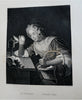 Art Treasures of Germany Famous Paintings 1870's huge leather plate book