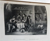 Art Treasures of Germany Famous Paintings 1870's huge leather plate book