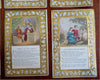 Embossed Pictorial Prayer Cards Lot x 14 Biblical Scenes c.1880's ephemera cards
