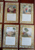 Embossed Pictorial Prayer Cards Lot x 14 Biblical Scenes c.1880's ephemera cards