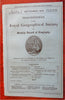 Alpine Flowers Usambara Mountains 1879 Royal Geographic Society periodical w map