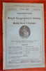 Russian Persia Frontier Caspian 1882 Royal Geographic Society periodical w/ maps
