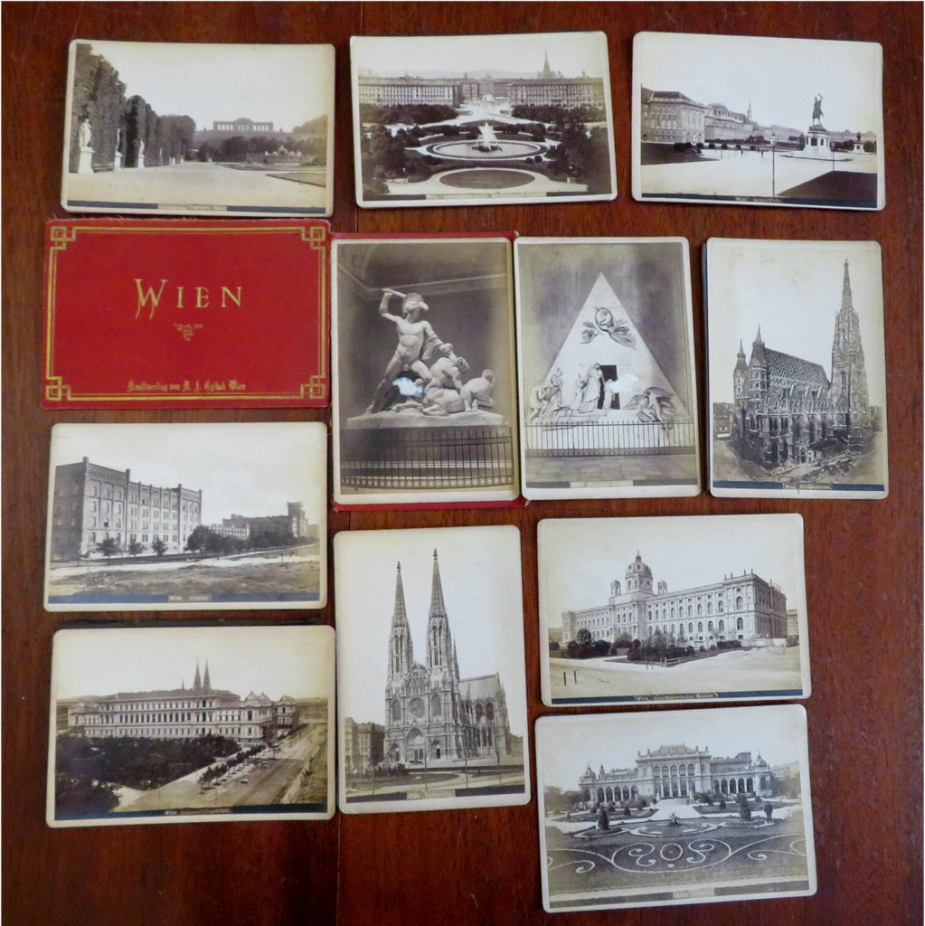 Vienna Austria-Hungary Capital c. 1880's travel souvenir album street scenes