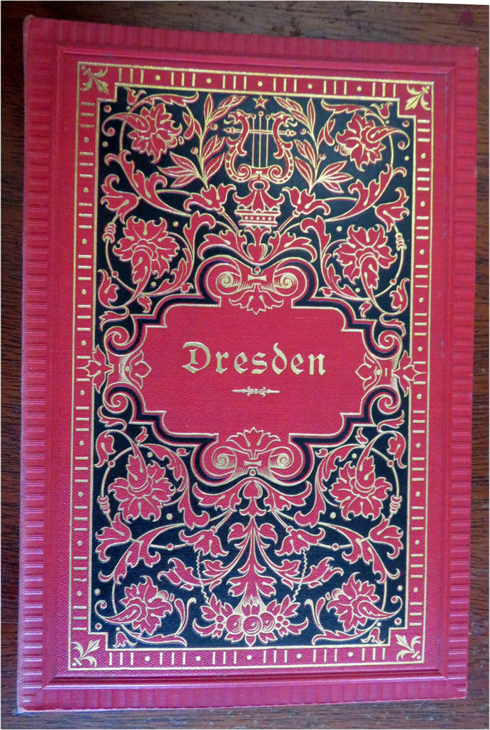 Dresden Germany Tourist Souvenir Album c. 1910 pictorial book street scenes