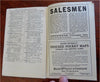 Georgia Travel Map Hotel & Railroads Mileage Directory 1925 tourist info book