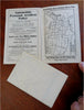 Georgia Travel Map Hotel & Railroads Mileage Directory 1925 tourist info book