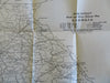 Georgia Travel Map Hotel & Railroads Mileage Directory 1925 tourist info book