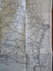 Georgia Travel Map Hotel & Railroads Mileage Directory 1925 tourist info book