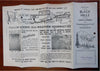 Black Hills South Dakota Mt. Rushmore Rapid City c. 1950's tourist brochure