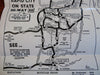 Black Hills South Dakota Mt. Rushmore Rapid City c. 1950's tourist brochure