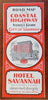 Savannah Georgia Hotel Promo Tourist Maps c. 1920's Jacksonville FL Brochure