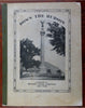 Hudson River New York Cruise Guide 1902 pictorial tourist book w/ long river map