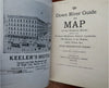 Hudson River New York Cruise Guide 1902 pictorial tourist book w/ long river map
