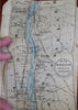 Hudson River New York Cruise Guide 1902 pictorial tourist book w/ long river map