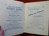 Lugano Switzerland Tourist Info c. 1910 French travel booklet w/ maps