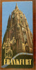 Frankfurt Germany Cartoon Pictorial Map & City Plan c. 1950's tourist brochure