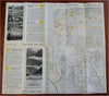 Salt Lake City Tourist Info c.1938 pictorial promotional travel brochure w/ maps