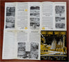 Salt Lake City Tourist Info c.1938 pictorial promotional travel brochure w/ maps