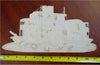 Mississippi River Boat Steam Paddleboat c.1890's embossed die-cut souvenir print