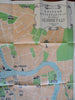 Leningrad Soviet Union USSR Travel Map & Sightseeing Index 1956 pamphlet