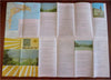 Baku Soviet Union USSR Caspian Sea 1978 Promotional Brochure Tourist City Plan