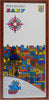 Baku Azerbaijan Soviet Union 1972 tourist brochure cartoon pictorial map