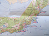 Crimea Ukraine USSR Soviet Union 1986 tourist brochure detailed travel map info