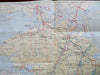 Crimea Ukraine USSR Soviet Union 1986 tourist brochure detailed travel map info
