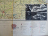 Moscow Region Soviet Union USSR Russia 1956 travel brochure tourist map