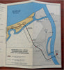 Riga Seaside Tourism Latvia USSR 1960's promotional pictorial tourist map