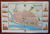 Kostroma Russia in 1913 Pictorial Historical Map 2000 City Plan & Views