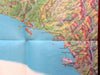 Caucasus Black Sea Coast USSR Soviet Union 1963 promotional tourist map