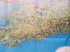 Caucasus Black Sea Coast USSR Soviet Union 1963 promotional tourist map