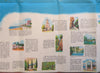 Caucasus Black Sea Coast USSR Soviet Union 1963 promotional tourist map