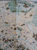 Moscow Russia Soviet Union c. 1970's cartoon pictorial tourist sightseeing map