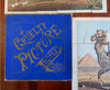 Egypt stereotype Camel Riders Pyramids & Uncle Sam c. 1880 juvenile puzzles