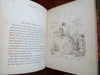 Doctor Birch 1849 Wm. Thackeray First Ed. illustrated leather book Victorian Lit