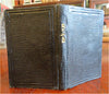 Hebrew Book of Psalms 1890 near miniature rare black leather pocket book