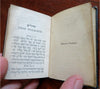 Hebrew Book of Psalms 1890 near miniature rare black leather pocket book