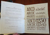 Sign Making kit- Econasign Stencils Arts & Crafts 1920's book box w/ contents