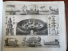 Iconographic Atlas 1851 Heck 234 engravings Naval Military Architecture Myth Art
