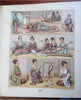 Racinet c.1886 Asia India Africa Japan Persia 96 fine Ethnography color plates