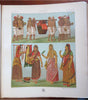 Racinet c.1886 Asia India Africa Japan Persia 96 fine Ethnography color plates