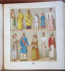 Racinet c.1886 Asia India Africa Japan Persia 96 fine Ethnography color plates