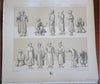 Racinet c.1886 Asia India Africa Japan Persia 96 fine Ethnography color plates