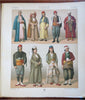 Racinet c.1886 Asia India Africa Japan Persia 96 fine Ethnography color plates