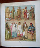 Racinet c.1886 Asia India Africa Japan Persia 96 fine Ethnography color plates